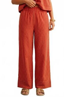 NEW MIOU MUSE market stripe pants in tomato